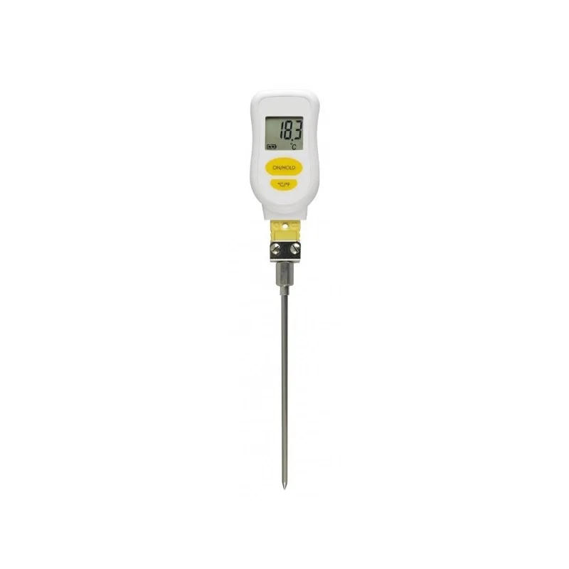 Thermomètre stylo type K sonde droite