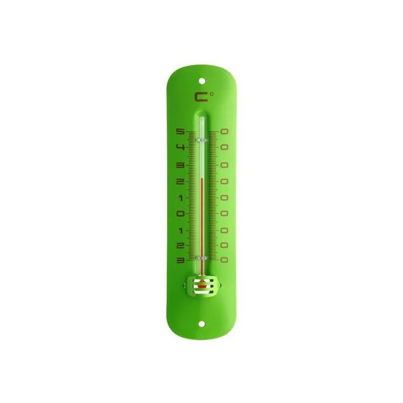 Thermomètre extérieur métal vert