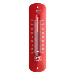 Thermomètre en bois - Hauteur : 26cm / Largeur :6cm environ