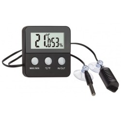 Thermomètre numérique de bureau avec moniteur de température et humidité  pour la maison de serre de garage - Chine Intérieur en extérieur  Thermomètre Hygromètre, thermomètre